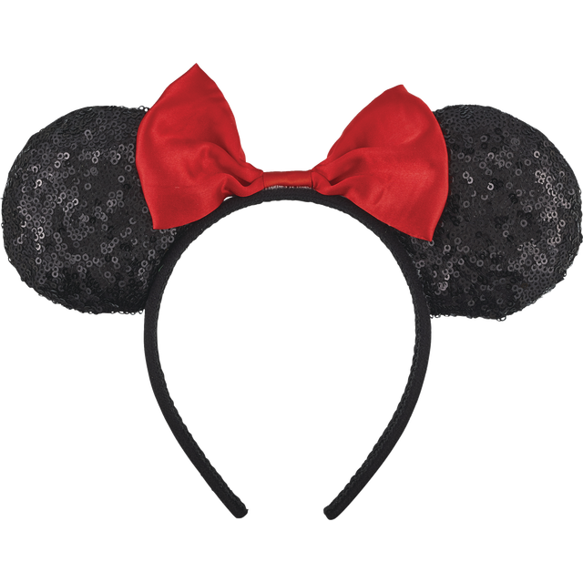 slide 1 of 1, Minnie Mouse Sequin Ear Headband, 1 ct