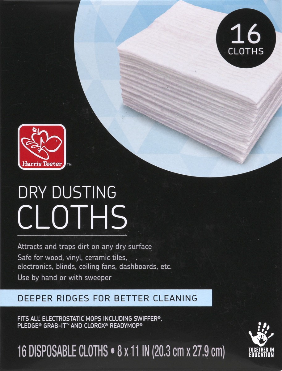 slide 2 of 5, Harris Teeter yourhome Floor Sweeping Cloths, 16 ct