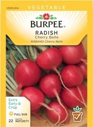 Burpee Cherry Belle Radish Seeds - Red