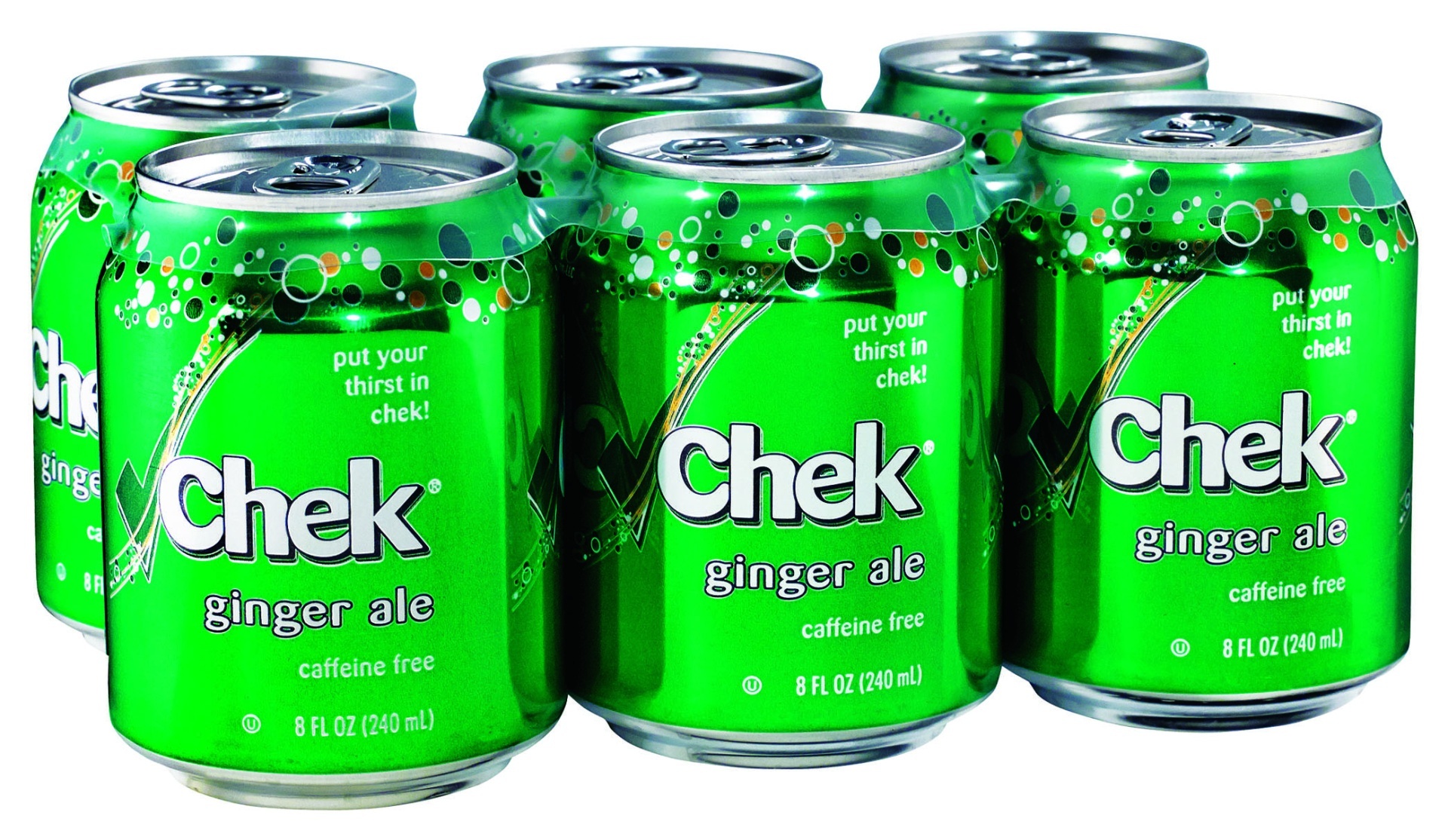 slide 1 of 1, Chek Ginger Ale - 6 ct; 8 fl oz, 6 ct; 8 fl oz