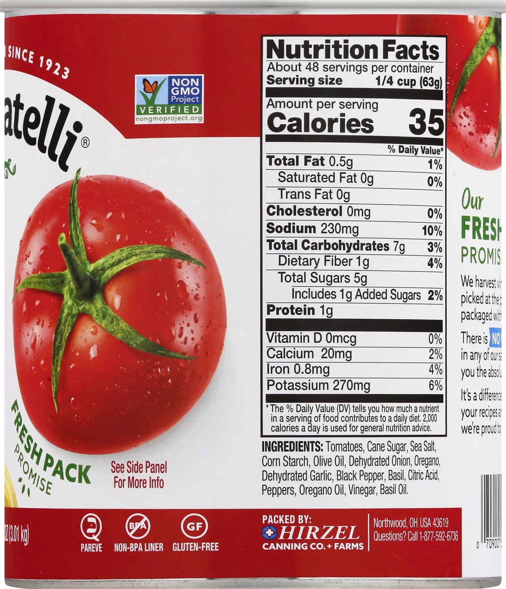 slide 2 of 13, Dei Fratelli Prepared Pizza Sauce 106 oz, 106 oz