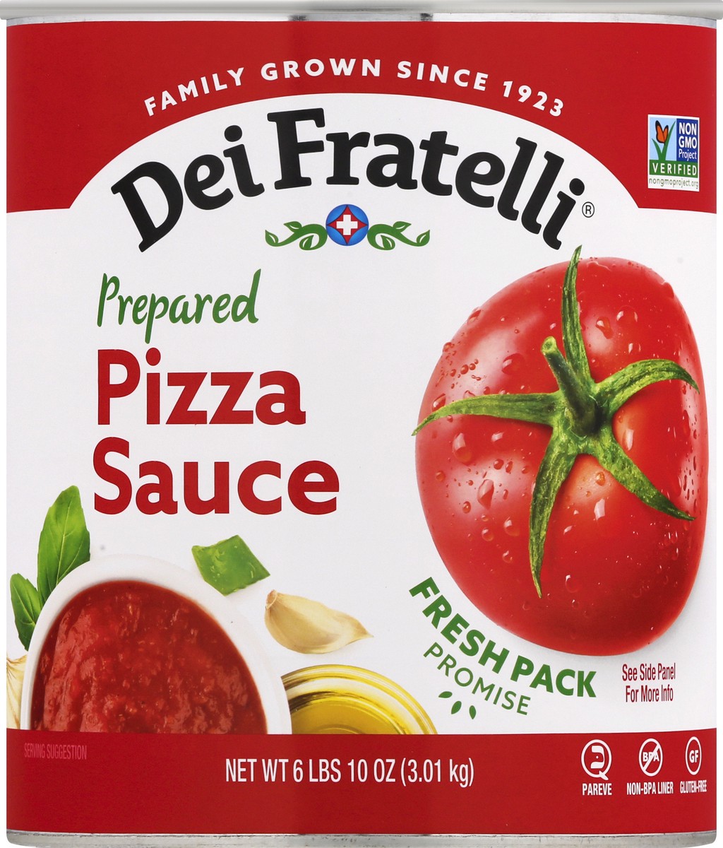 slide 4 of 13, Dei Fratelli Prepared Pizza Sauce 106 oz, 106 oz