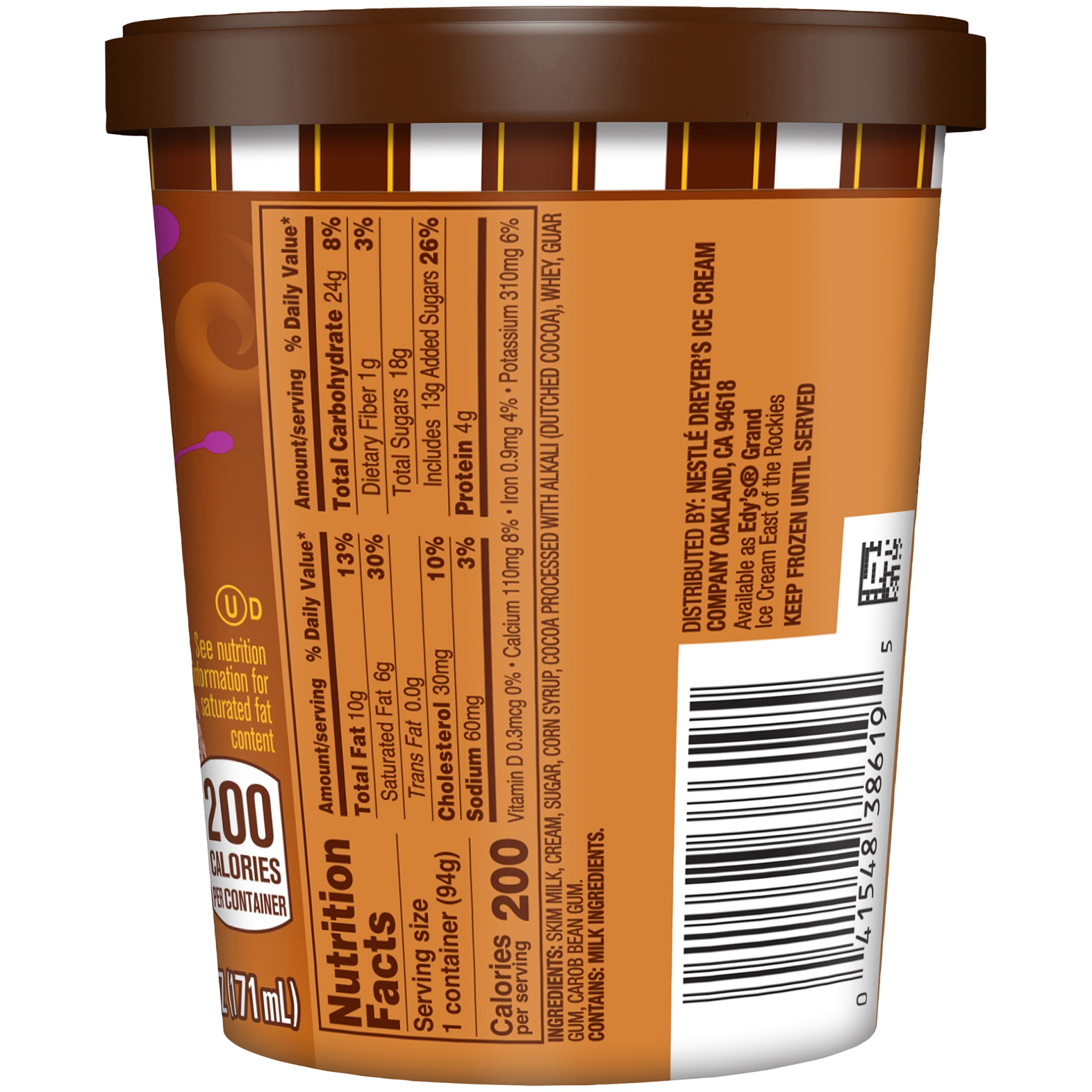 slide 4 of 6, Edy's/Dreyer's Grand Chocolate Ice Cream, 5.8 fl oz