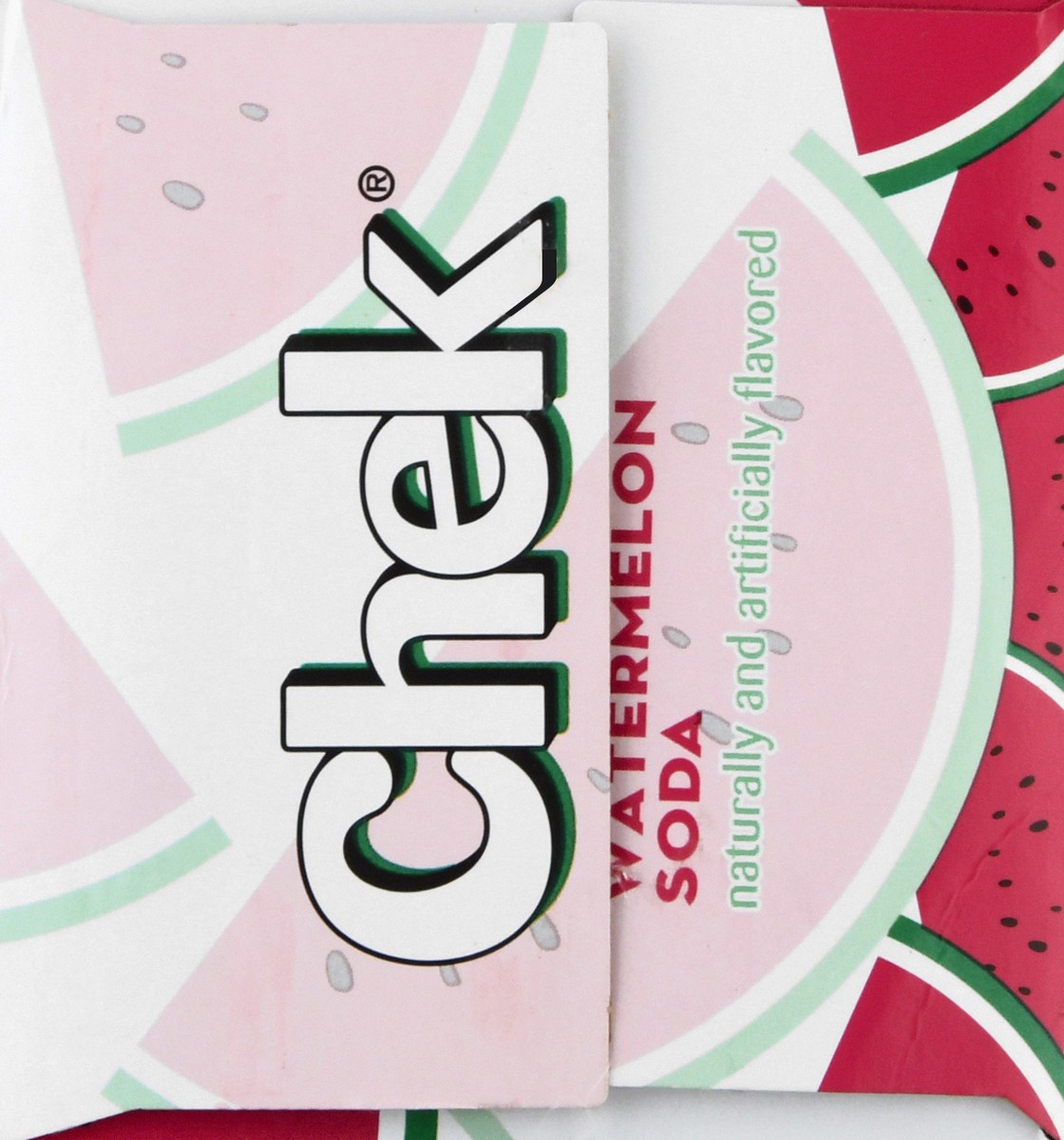 slide 7 of 13, Chek Limited Edition Soda Watermelon - 12 ct; 12 fl oz, 12 ct; 12 fl oz