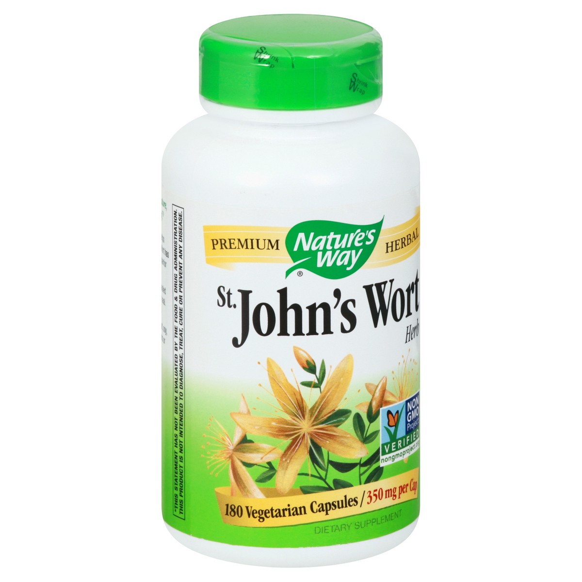 slide 8 of 9, Nature's Way St. John's Wort 350 mg Vegetarian Capsules Herb 180 ea, 180 ct