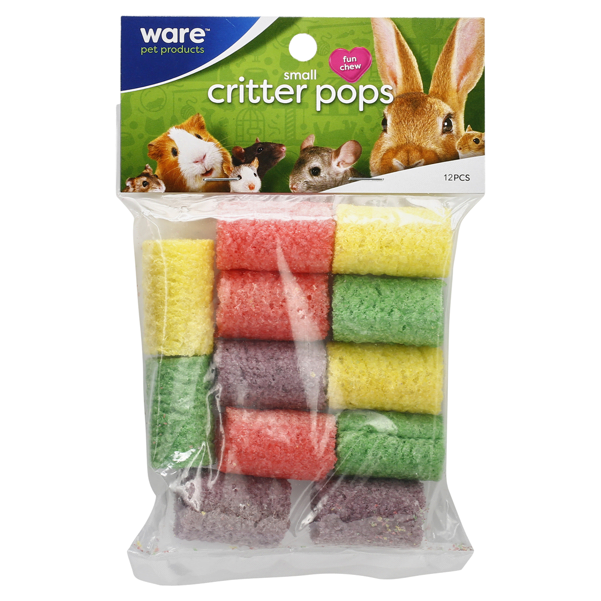 slide 1 of 1, Ware Pet Products Critter Ware Rice Pops For Small Animals, SM