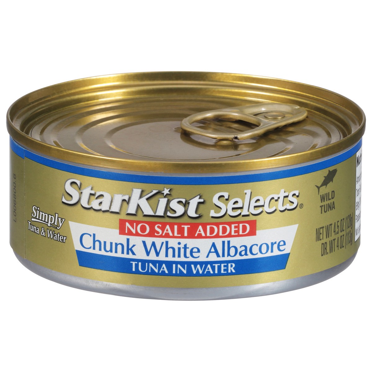 slide 4 of 14, StarKist Selects Albacore Chunk White Tuna in Water 4.5 oz, 4.5 oz