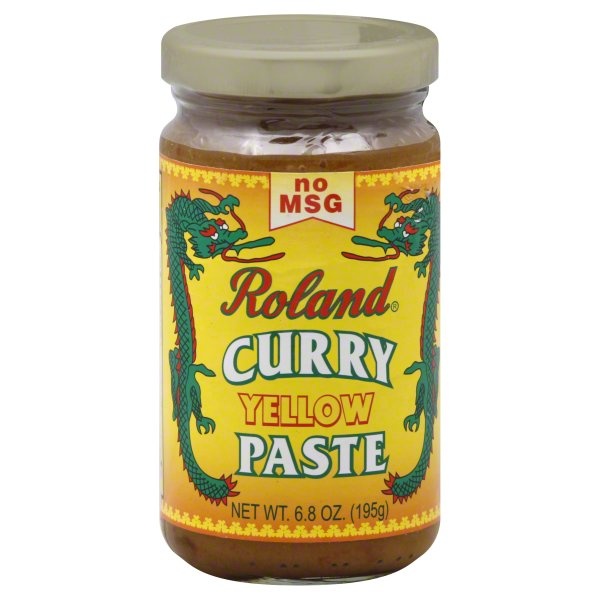 slide 1 of 1, Roland Curry Paste Yellow, 6 oz