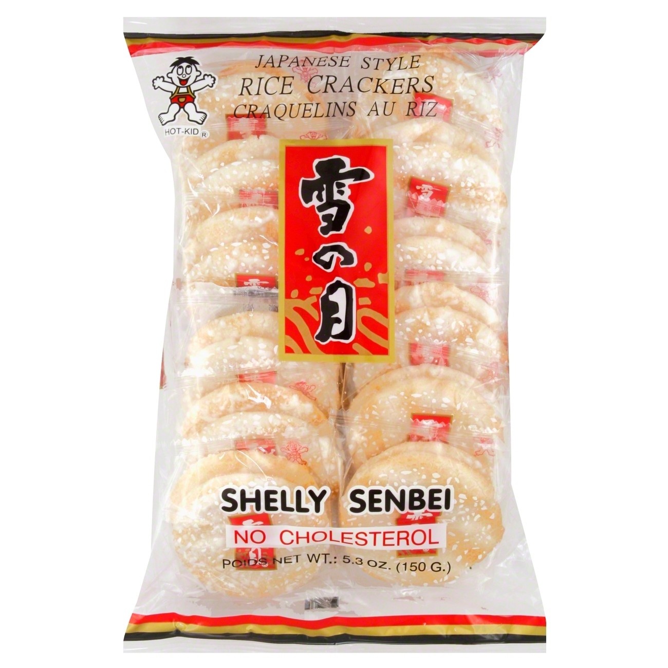 slide 1 of 1, Hot-Kid Shelly Senbei Rice Crackers, 5.3 oz