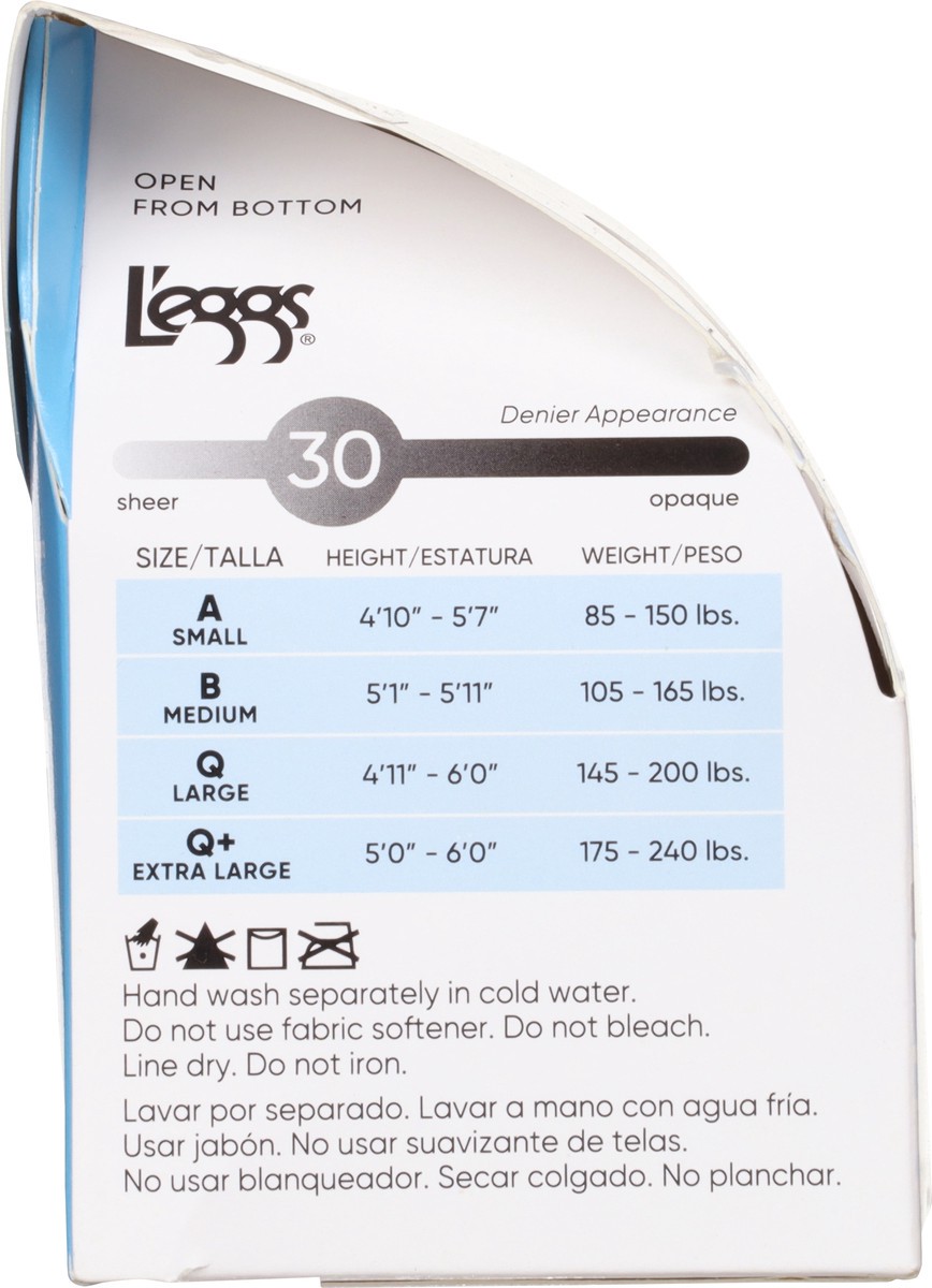 slide 3 of 12, L'eggs Sheer Energy Nude Medium Support Leg Compression Sheer Tights B 1 ea, 1 ct