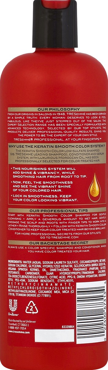 slide 6 of 6, TRESemmé Expert Selection Color Shampoo Keratin Smooth, 25 oz, 25 oz