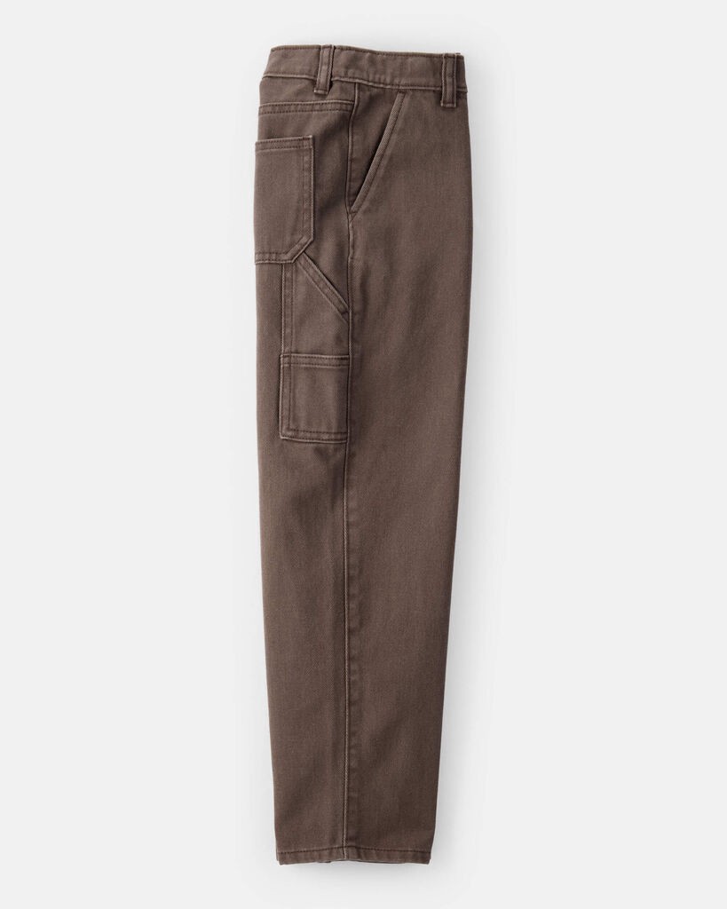 slide 3 of 4, Oshkosh Boys Carpenter Fashion Pants - Brown Brown 12, 1 ct