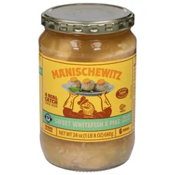 Manischewitz Sweet Whitefish & Pike Jelled Broth 6 ea