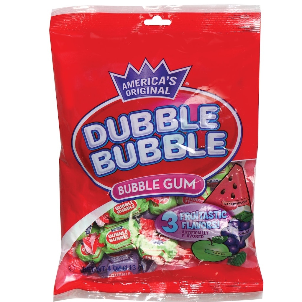 slide 1 of 1, Dubble Bubble Twist Gum, 4 oz