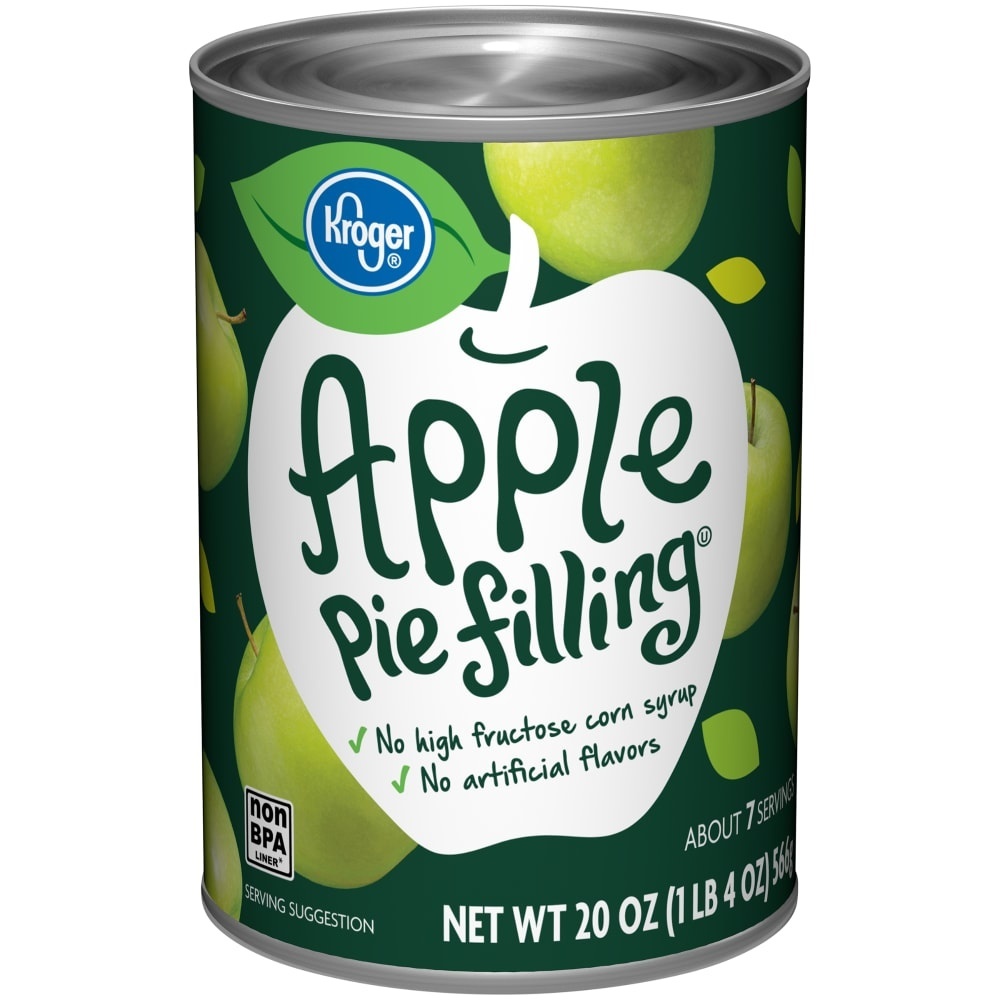 slide 1 of 1, Kroger Apple Pie Filling, 20 oz
