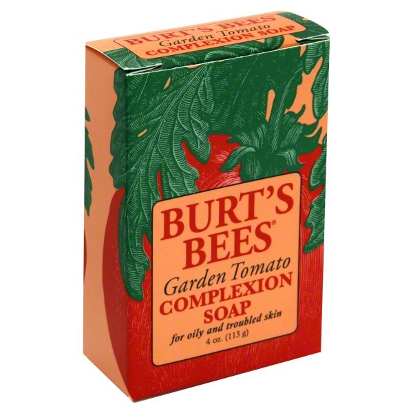 slide 1 of 1, Burt's Bees Complexion Soap, Garden Tomato, for Oily and Troubled Skin, 4 oz