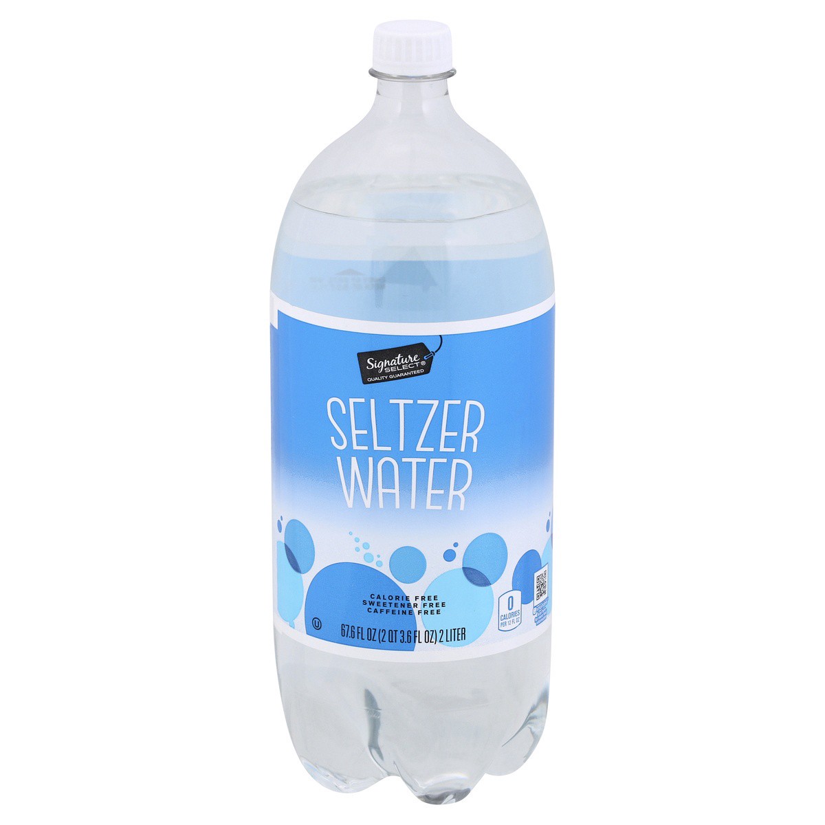 slide 1 of 7, Signature Select Original Seltzer Water - 2 liter, 67.6 oz