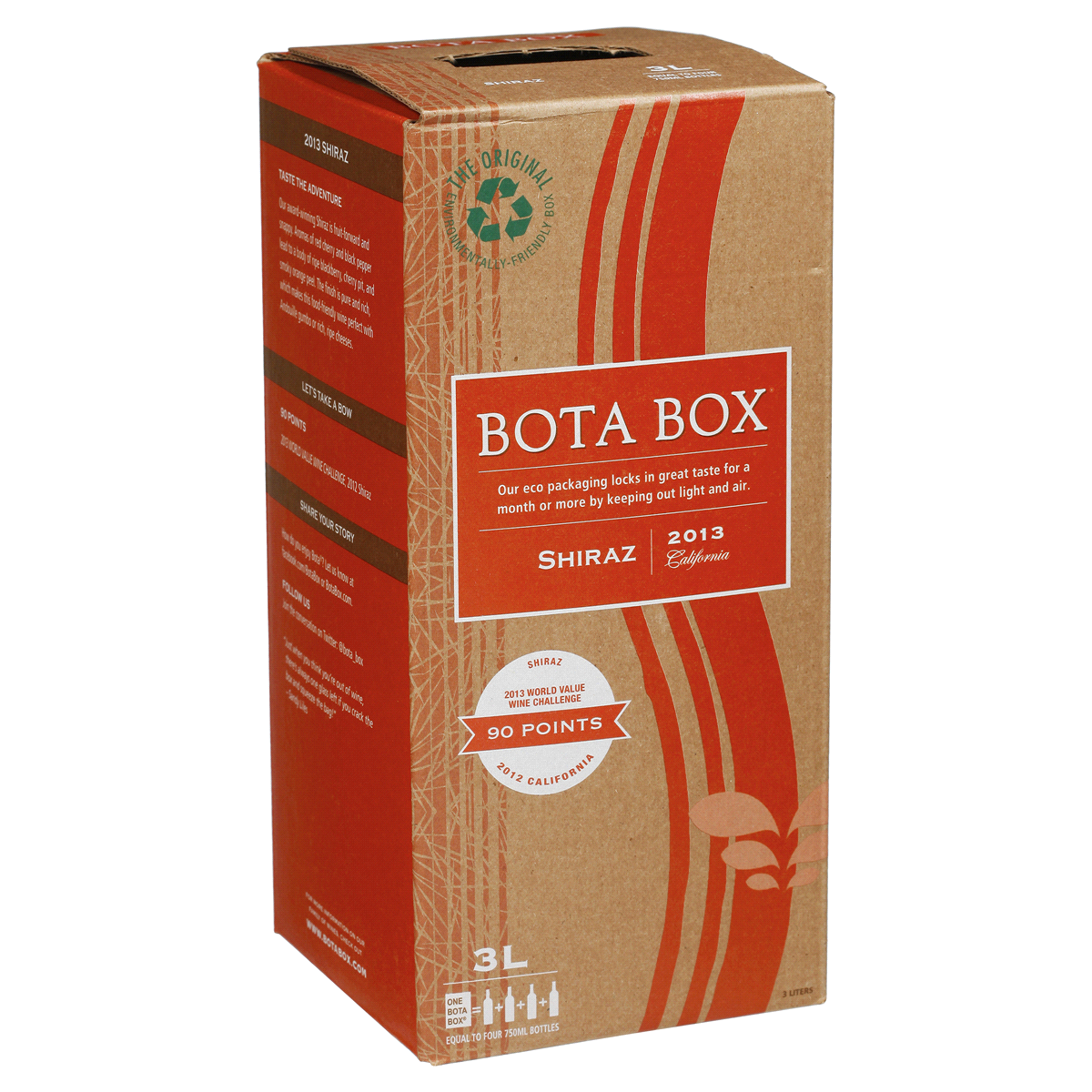slide 4 of 8, Bota Box Shiraz Wine, 3 liter