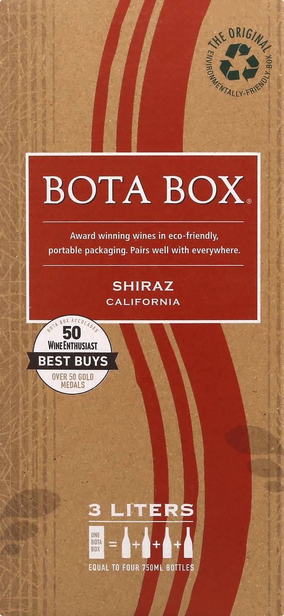 slide 5 of 9, Bota Box Shiraz 3.0L, 3 liter