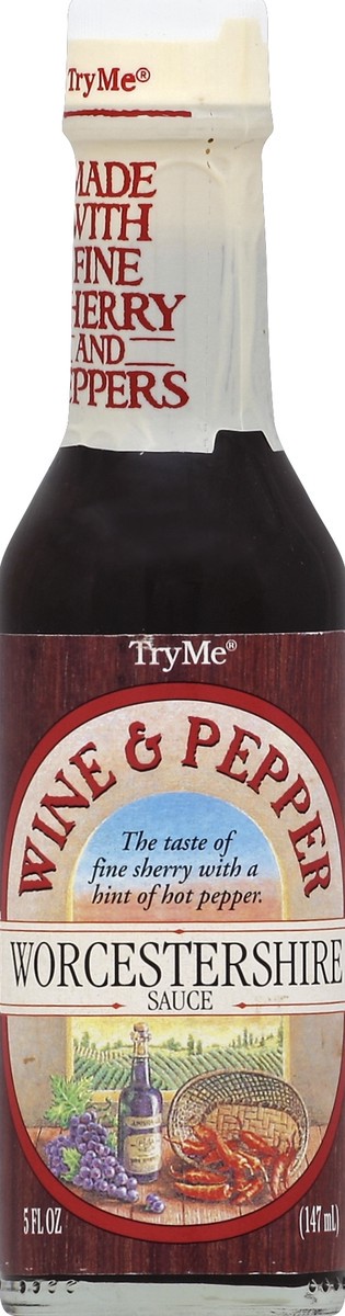 slide 2 of 3, TryMe Wine & Pepper Worcestershire Sauce 5 fl oz, 5 oz