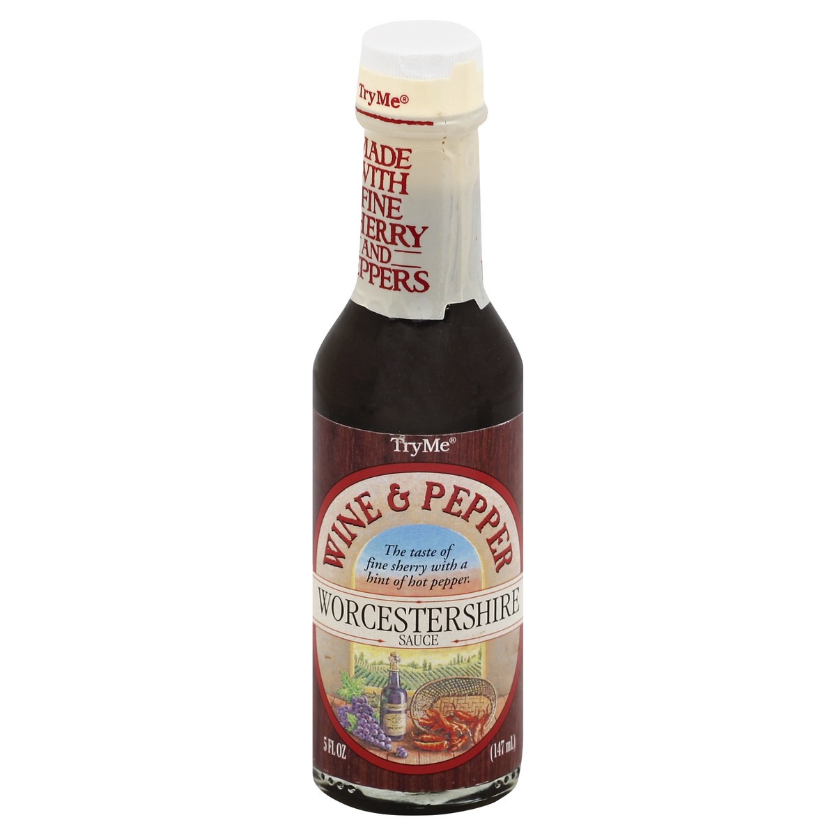 slide 3 of 3, TryMe Wine & Pepper Worcestershire Sauce 5 fl oz, 5 oz