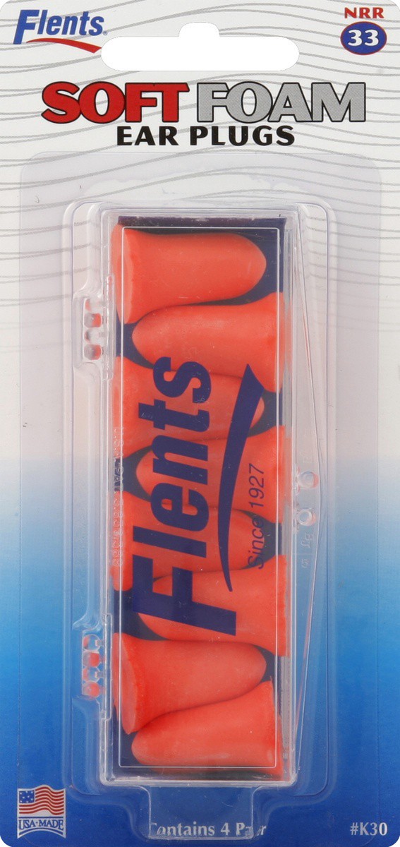 slide 3 of 3, Flents Soft Foam Ear Plugs, 4 ct