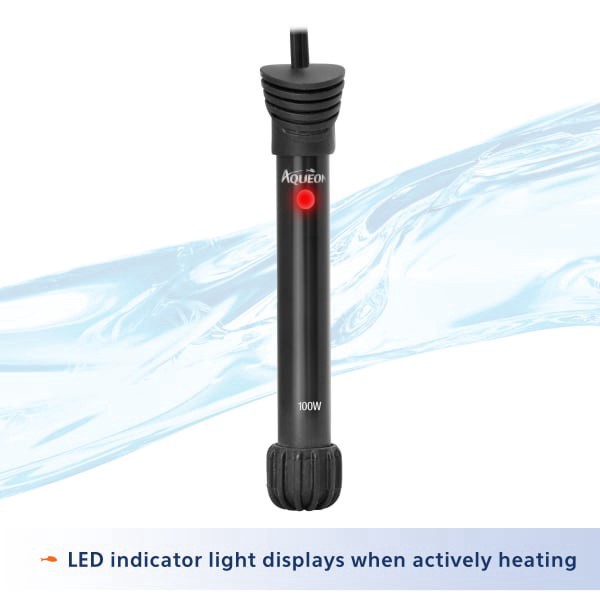 slide 11 of 13, Aqueon Preset 50 Watt Aquarium Heater, 1 ct