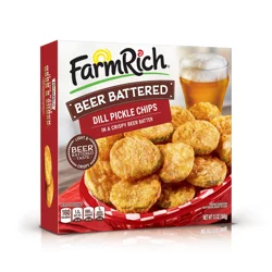 Farm Rich Budweiser beer battered pickles