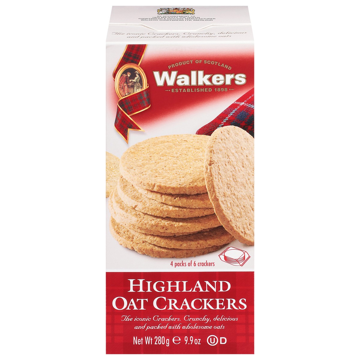 slide 1 of 9, Walker's Highland Oat Crackers - 9.9 oz, 4 ct