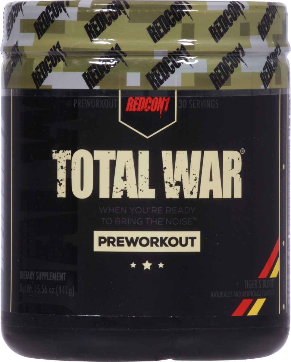 slide 5 of 10, Total War Redcon1 Tiger's Blood Preworkout 15.56 oz, 15.56 oz