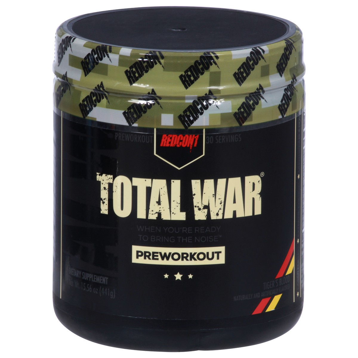 slide 7 of 10, Total War Redcon1 Tiger's Blood Preworkout 15.56 oz, 15.56 oz