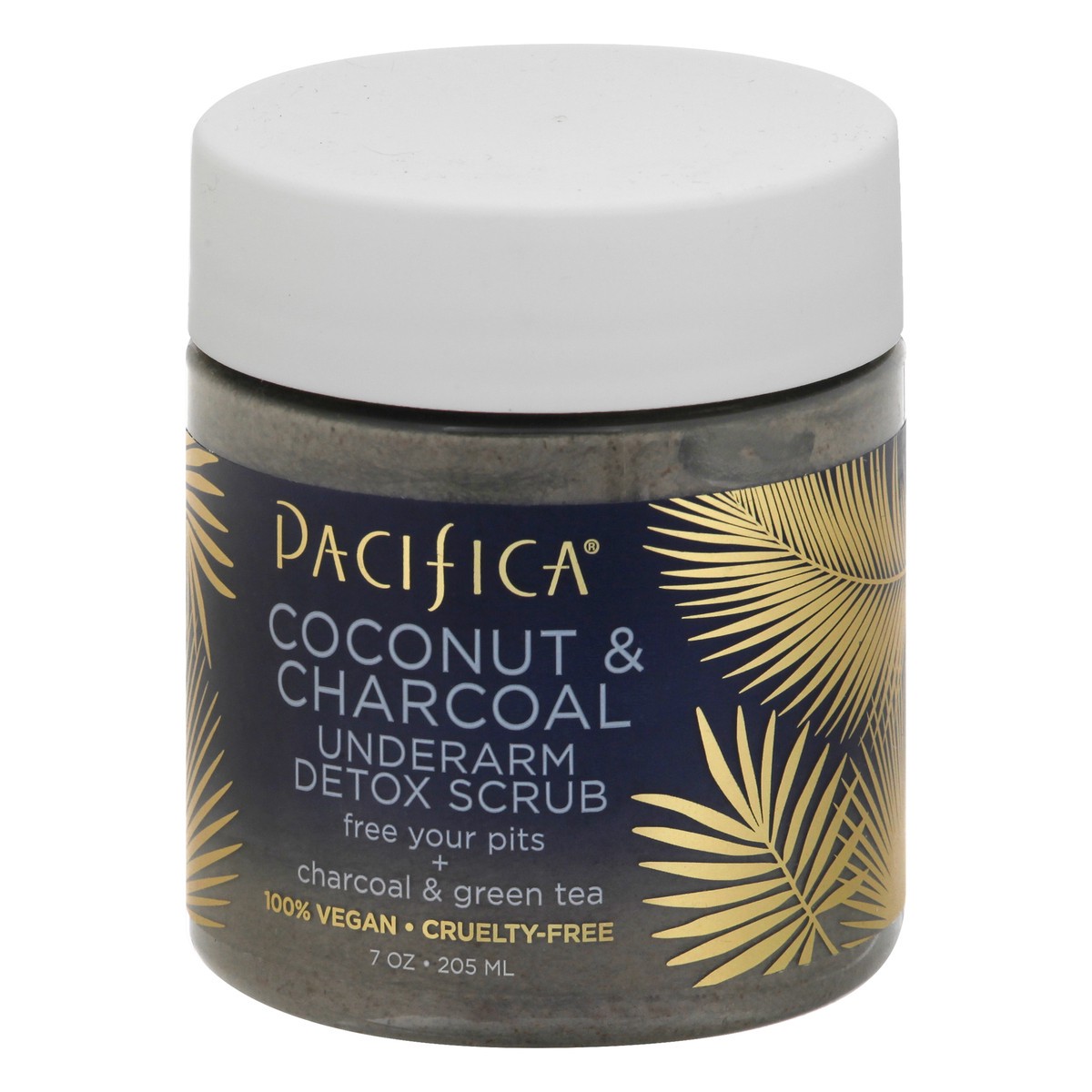 slide 3 of 9, Pacifica Underarm Coconut & Charcoal Detox Scrub 7 oz, 7 oz