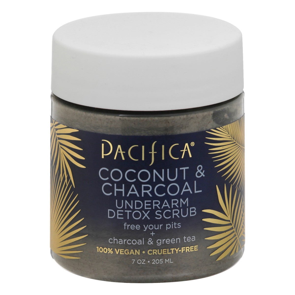 slide 1 of 9, Pacifica Underarm Coconut & Charcoal Detox Scrub 7 oz, 7 oz