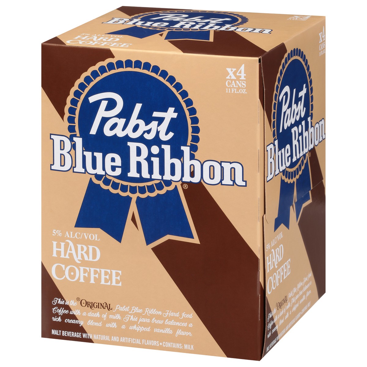 slide 3 of 9, Pabst Hard Coffee Malt Beverage 4 - 11 fl oz Cans, 4 ct; 11 oz