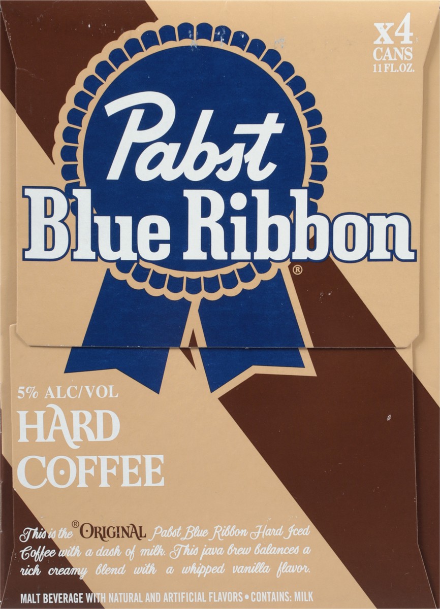 slide 8 of 9, Pabst Hard Coffee Malt Beverage 4 - 11 fl oz Cans, 4 ct; 11 oz