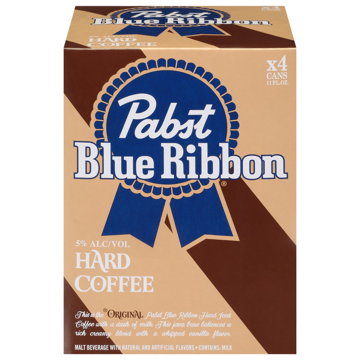 slide 1 of 9, Pabst Hard Coffee Malt Beverage 4 - 11 fl oz Cans, 4 ct; 11 oz