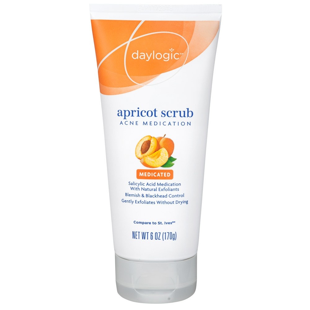 slide 1 of 1, Daylogic Apricot Scrub, Medicated, 6 fl oz