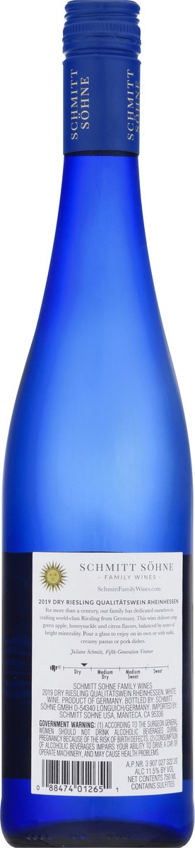 slide 8 of 8, SCHMITT SOHNE Fresh & Lively Dry Riesling 750 ml, 750 ml
