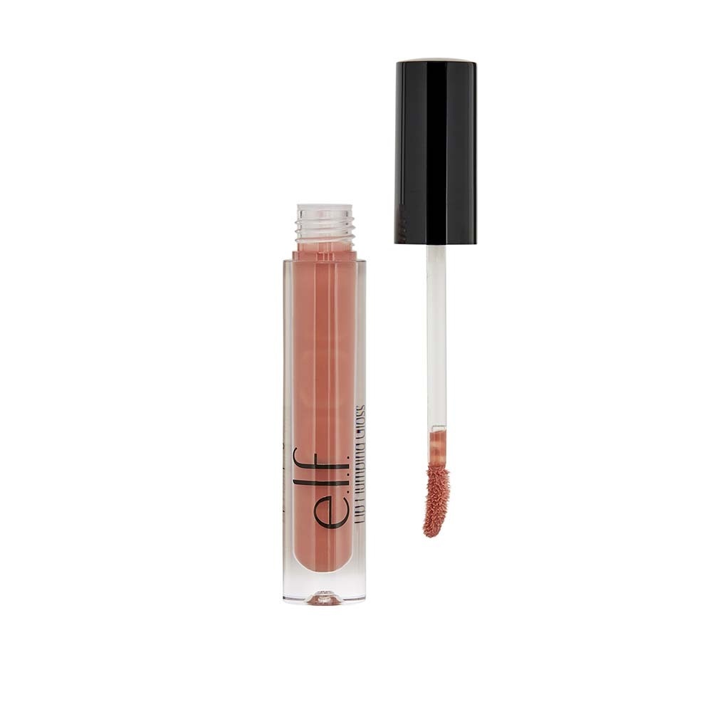 slide 1 of 1, e.l.f. Lip Plumping Gloss, Mocha Twist, 0.09 fl oz