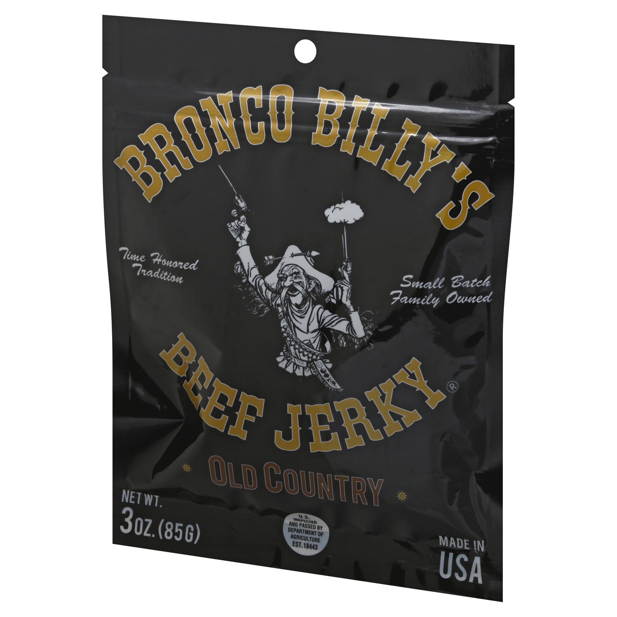 slide 10 of 13, Bronco Billy Beef Jerky Old Country Beef Jerky 3 oz, 3 oz