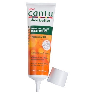 slide 1 of 1, Cantu Shea Butter Apple Cider Vinegar Root Relief Wth Peppermint Oil, 8 fl oz