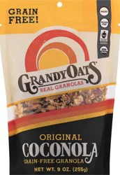Grandy Organics Grain Free Original Coconola Granola 9 oz
