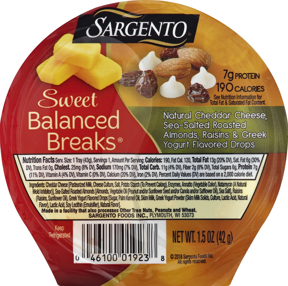 slide 5 of 6, Sargento Cheese Snack 1.5 oz, 1.5 oz