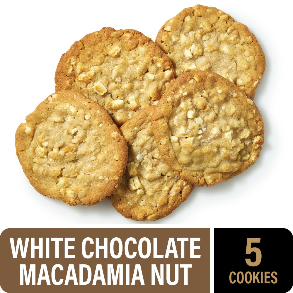 slide 1 of 1, Private Selection White Chocolate Macadamia Nut Cookies, 5 ct