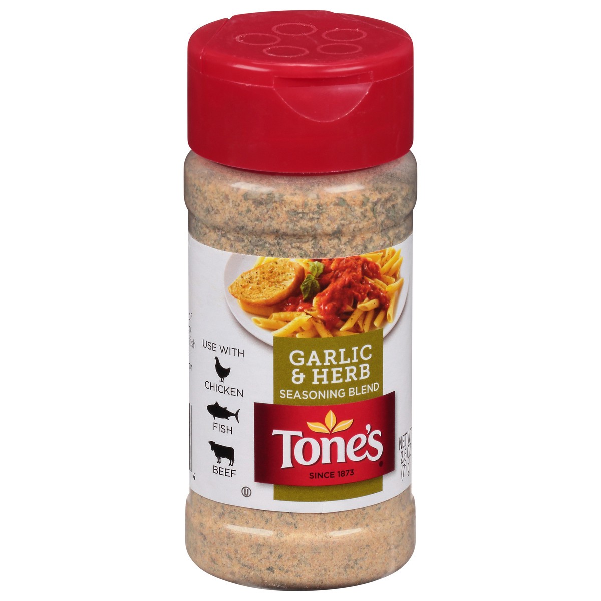 slide 8 of 8, Tone's Garlic & Herb Seasoning Blend, 2.5 oz, 2.5 oz