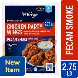 Kroger® Frozen Pecan Smoke Bone In Skin On Chicken Party Wings, 44 oz