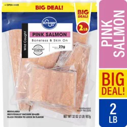 Kroger® Wild Caught Pink Salmon Boneless and Skinless BIG DEAL!