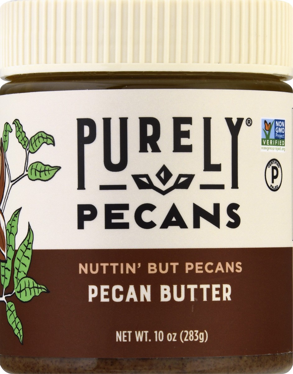 slide 4 of 12, Purely Pecans Nuttin' But Pecans Pecan Butter 10 oz, 10 oz