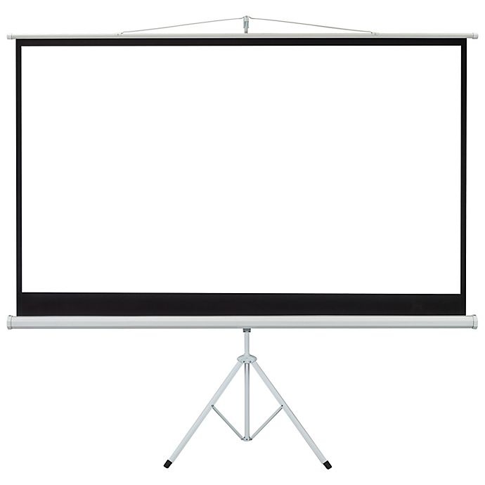 slide 1 of 5, GPX Indoor Projection Screen - Black, 90 in