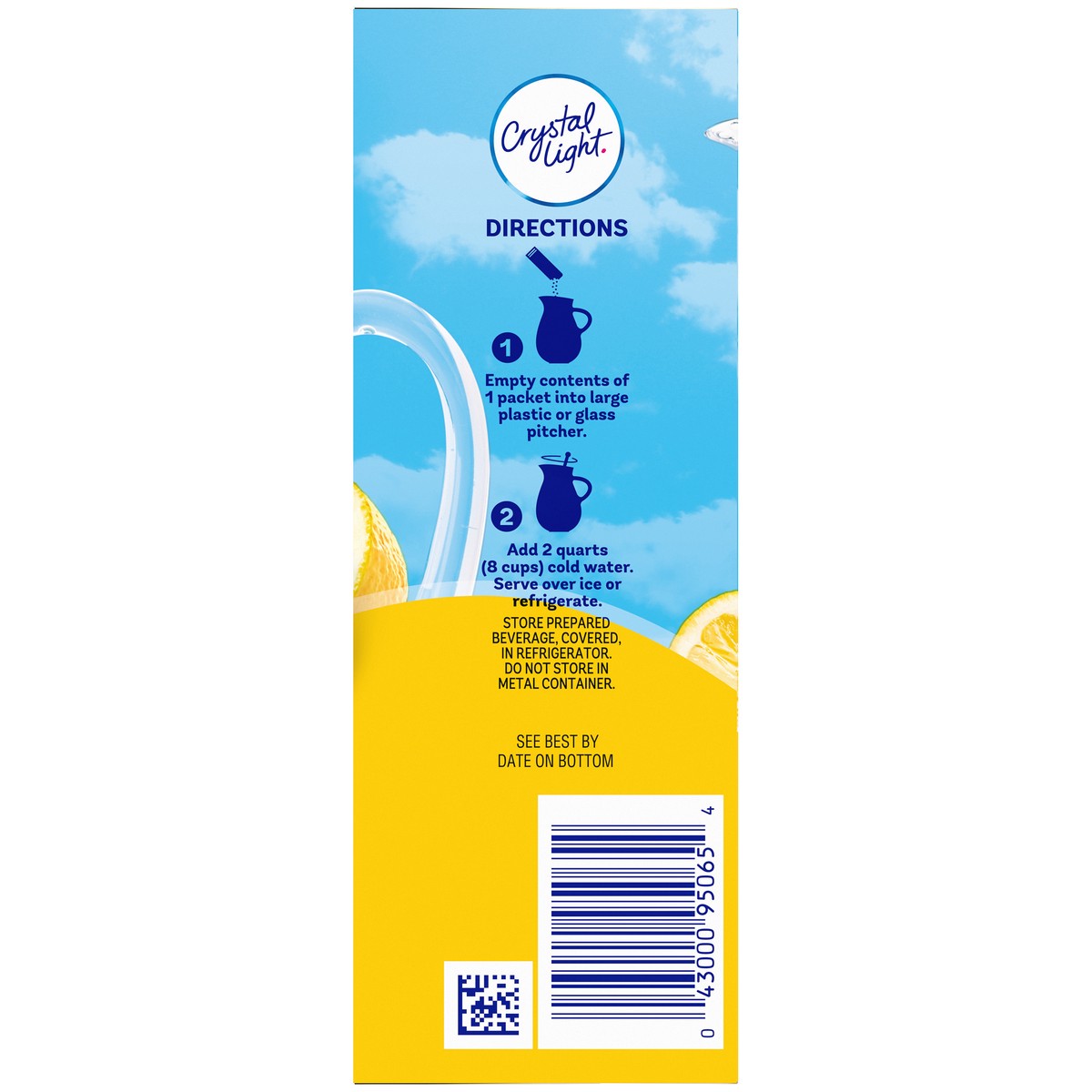 slide 2 of 9, Crystal Light Lemonade Drink Mix 6 ct Packets, 3.2 oz